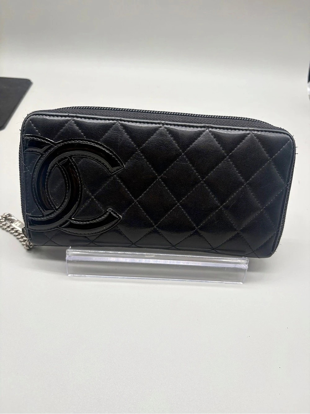 Chanel Cambon Ligne Zip Around Organizer Wallet Black - Picture 3 of 17